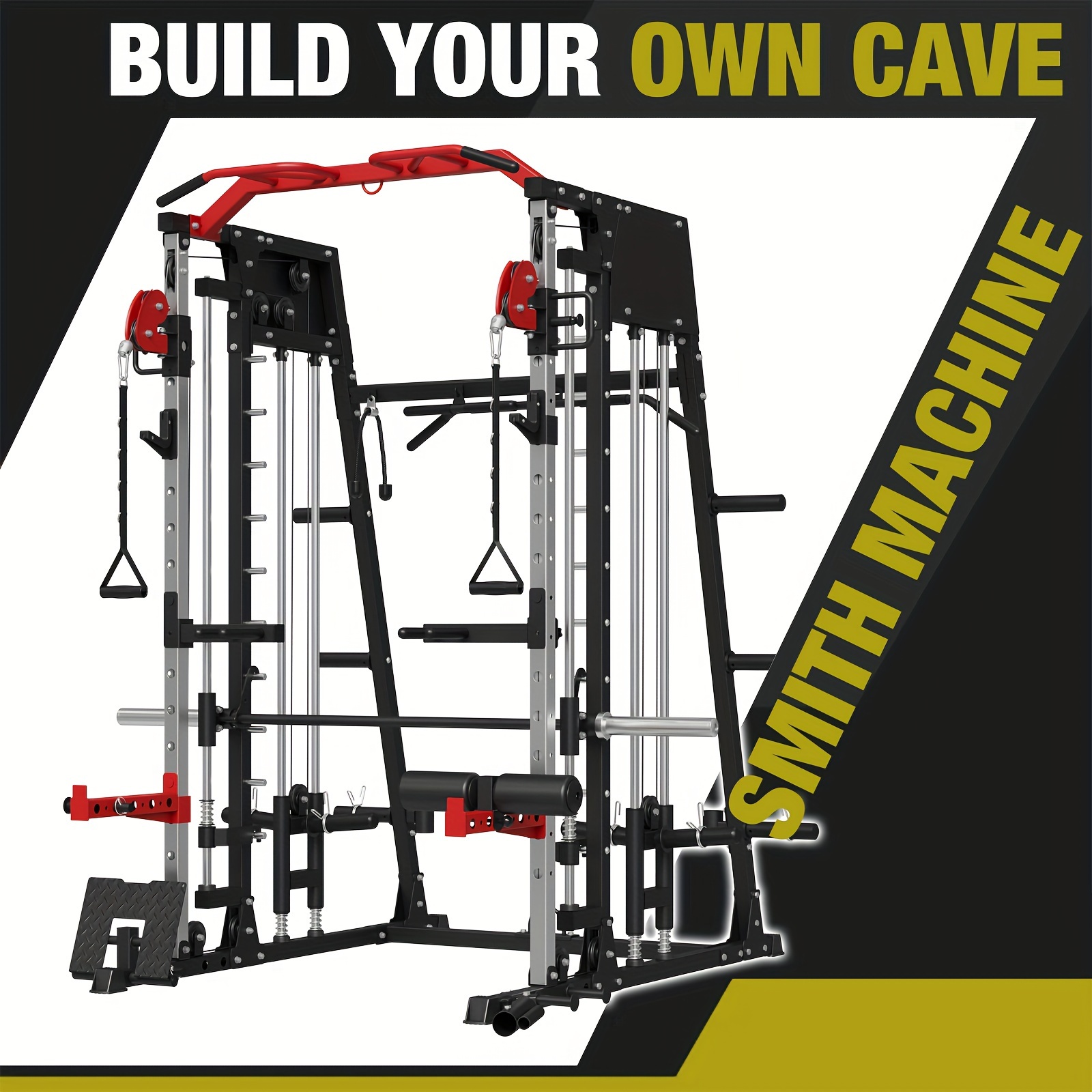 ALL-IN-ONE 2200lbs Smith Machi - Landmine Barbell Attachment ulasan dan harga
