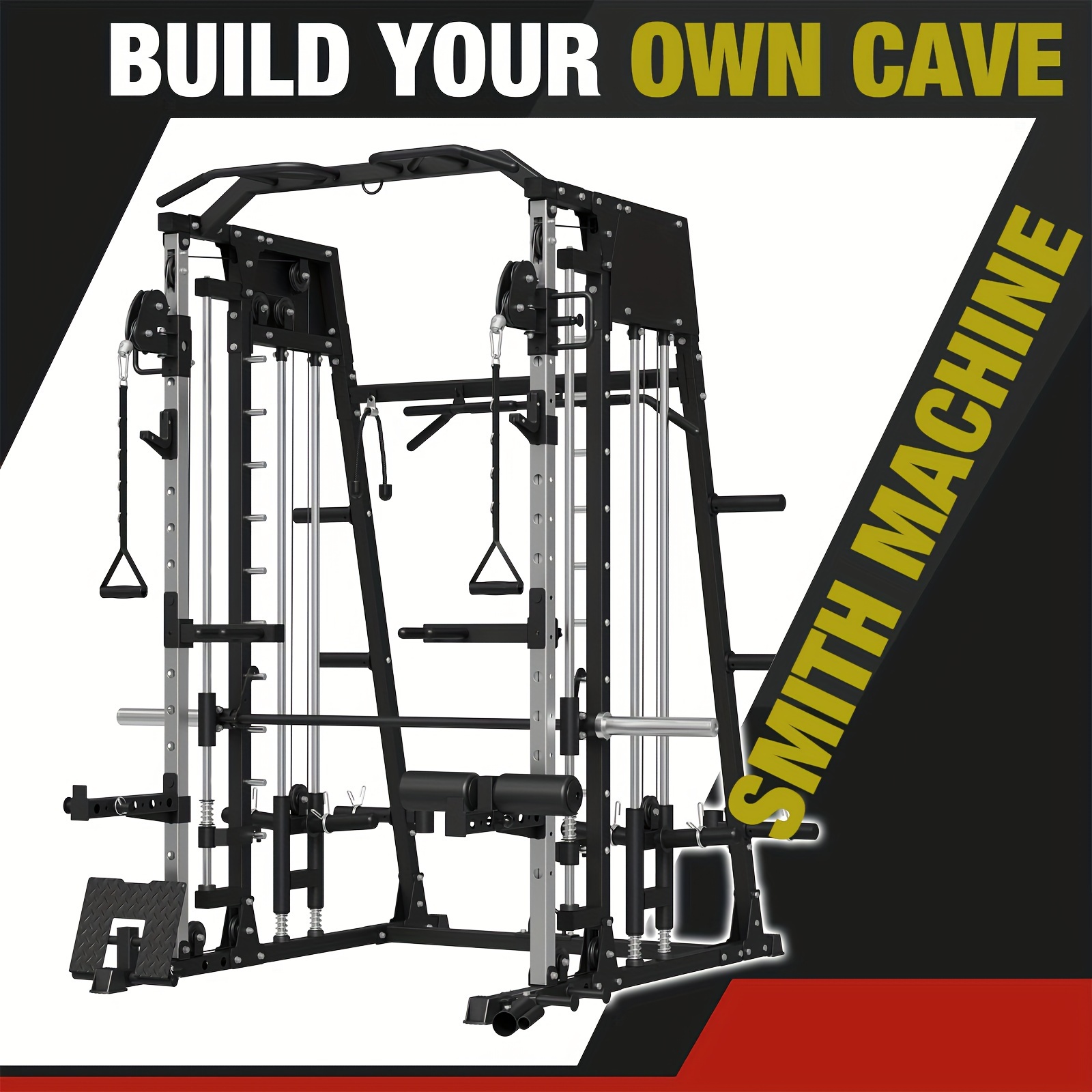 ALL-IN-ONE 2200lbs Smith Machi - Landmine Barbell Attachment ulasan dan harga
