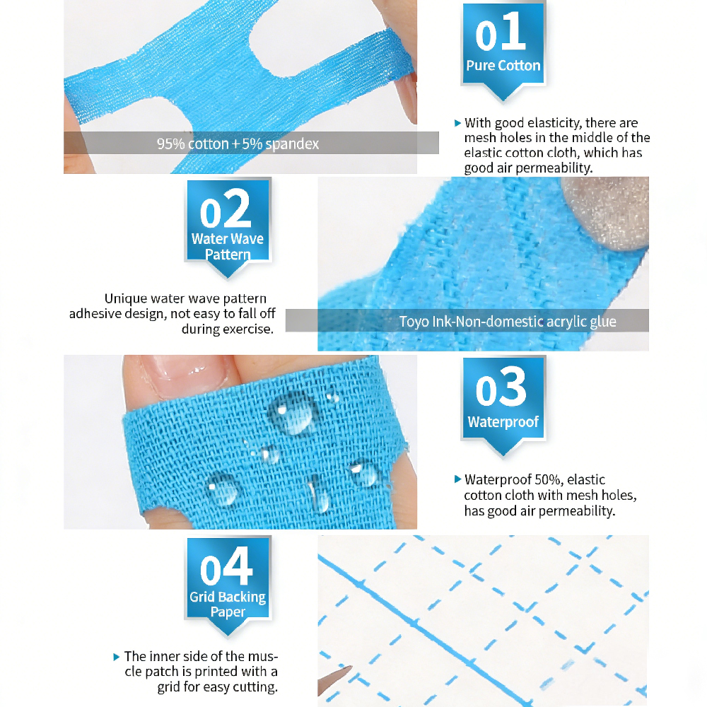 10PCS Kinesiology Tape for Fin - Finger Tape Athletic ulasan dan harga