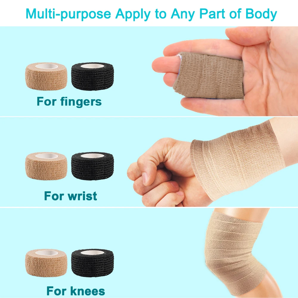 10 Rolls Athletic Wrap Tape Se - Finger Tape Athletic ulasan dan harga