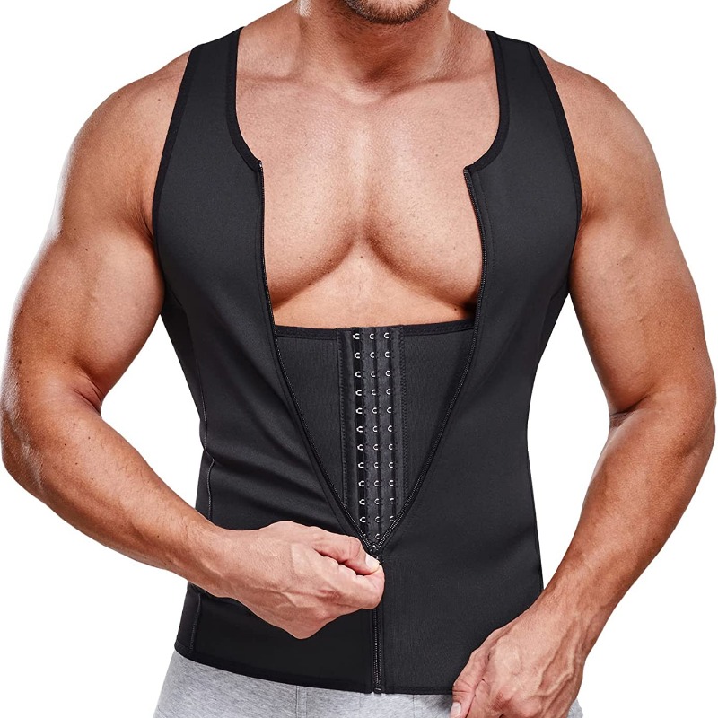 Qtree Men's Slimming Sauna Tan - Crossfit Weight Vest ulasan dan harga