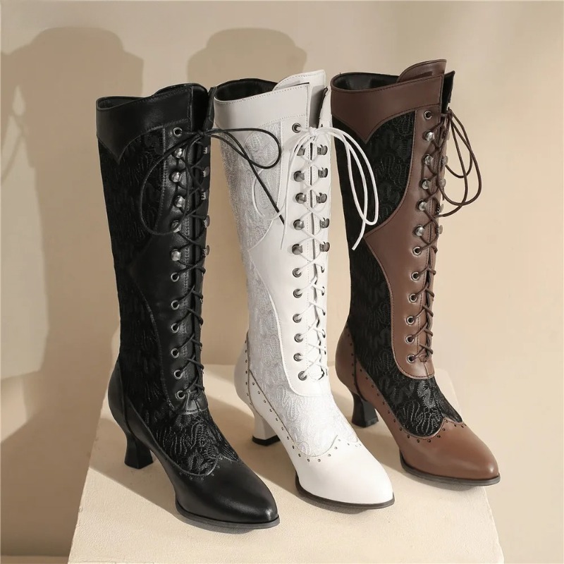 Women Victorian Pointed Toe Mi - Crossfit Outfit ulasan dan harga