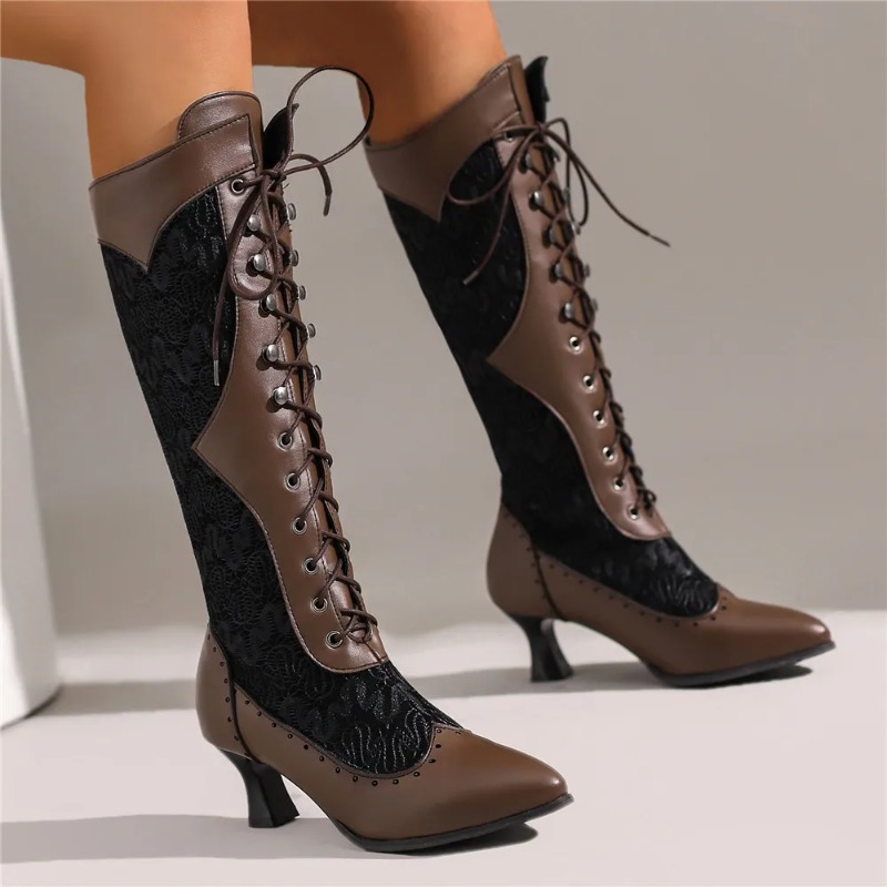 Women Victorian Pointed Toe Mi - Crossfit Outfit ulasan dan harga