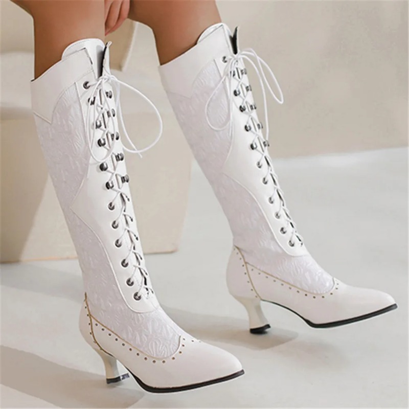 Women Victorian Pointed Toe Mi - Crossfit Outfit ulasan dan harga